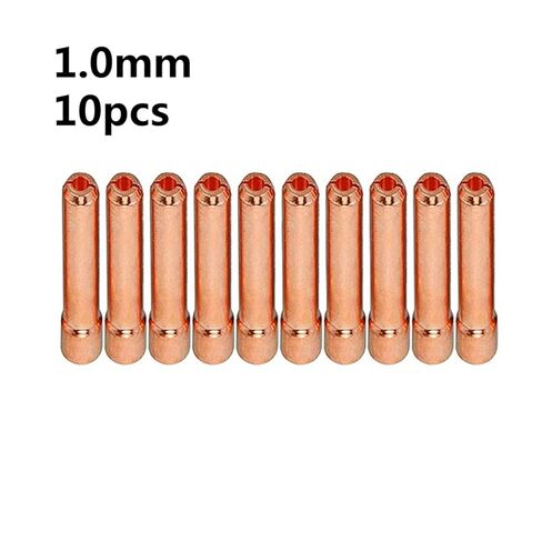 10pcs Welding Torch Universal Collet 1.0,.6,2.4, 3.2mm Soldering Equipment for Argon Arc Gun Nozzle(1 0MM) in Saudi Arabia