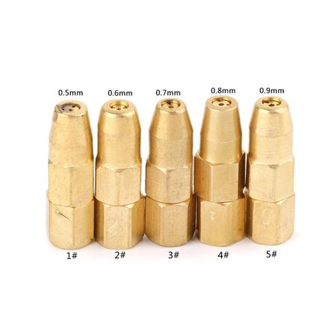5pcs/Set Propane Gas Welding Nozzle Tips H01-2 Holder Accessories 1# 2# 3# 4# 5# Nozzle in Saudi Arabia