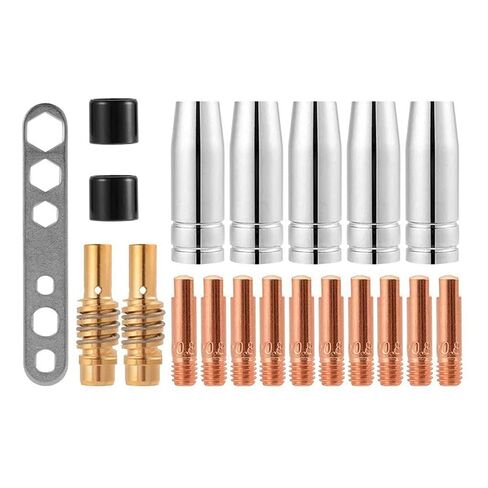 20Pcs Nozzles Contact Tips Holders Consumable Accessory for 15Ak Mb15 Mig Co2 Welding Torch Nozzle in Saudi Arabia