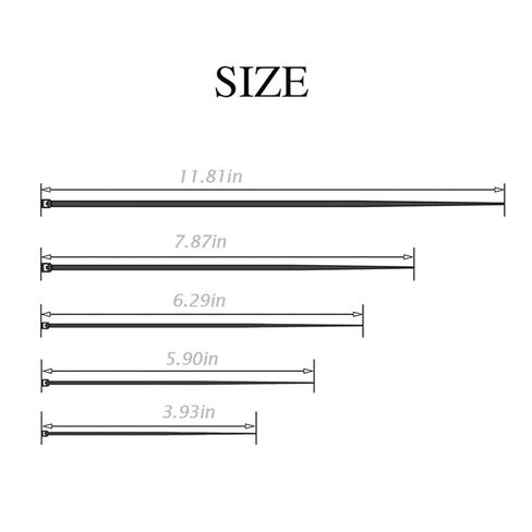 500PCS Cable Ties Black Heavy Duty Zip with Ceramic Nozzle Cups Strainer Mesh Collet Gas Lens Welding Nozzle in Saudi Arabia