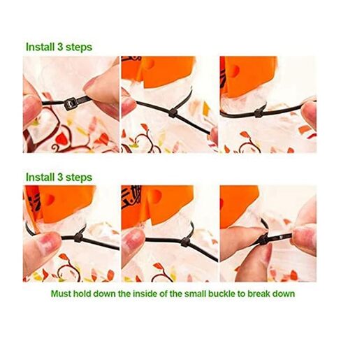 500PCS Cable Ties Black Heavy Duty Zip with Ceramic Nozzle Cups Strainer Mesh Collet Gas Lens Welding Nozzle in Saudi Arabia