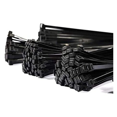 500PCS Cable Ties Black Heavy Duty Zip with Ceramic Nozzle Cups Strainer Mesh Collet Gas Lens Welding Nozzle in Saudi Arabia
