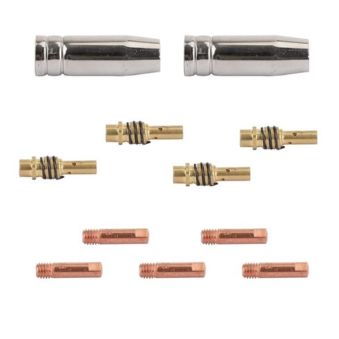 11pcs MB15 15AK 15 AK Tip 0.8mm .03" Nozzle Holder MIG-200 Gun Welding Nozzle in Saudi Arabia