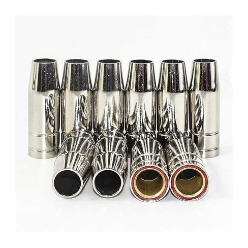 15AK Gas Nozzle Euro Style Welding Gun Tip Shield Cup for MB 14AK Torch Nozzle(10pcs) in Saudi Arabia