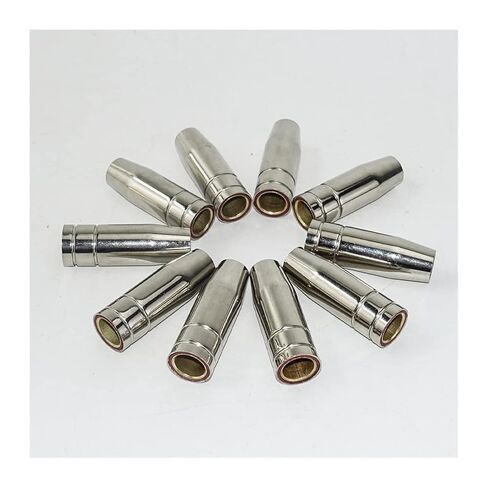 15AK Gas Nozzle Euro Style Welding Gun Tip Shield Cup for MB 14AK Torch Nozzle(10pcs) in Saudi Arabia