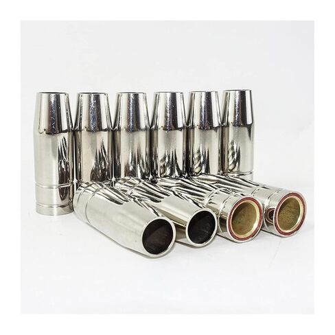 15AK Gas Nozzle Euro Style Welding Gun Tip Shield Cup for MB 14AK Torch Nozzle(10pcs) in Saudi Arabia