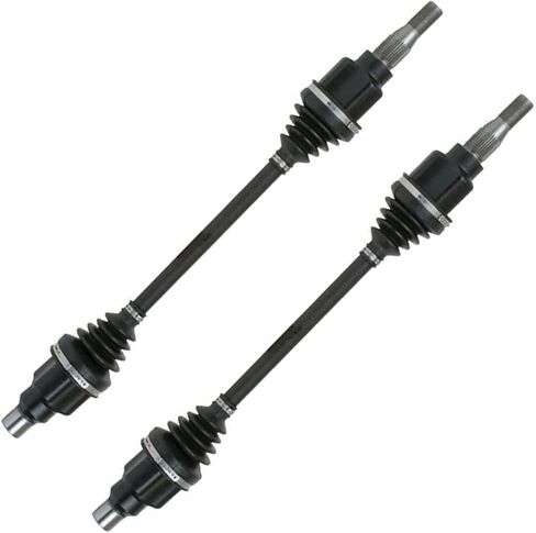 Detroit Axle - Pair Front CV Axle Shafts for 2007-2017 Jeep Wrangler [Dana 30] 2008 2009 2010 2011 2012 2013 2014 2015 2016 U-joint CV Axle Shafts Assembly Replacement in Kuwait