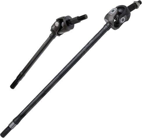 Detroit Axle - Pair Front CV Axle Shafts for 2007-2017 Jeep Wrangler [Dana 30] 2008 2009 2010 2011 2012 2013 2014 2015 2016 U-joint CV Axle Shafts Assembly Replacement in Kuwait