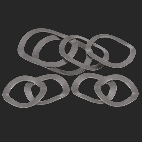 غسالات موجة، زنبرك ضغط 304 من الفولاذ المقاوم للصدأ ذو ثلاث حلقات مموجة مرنة in Kuwait