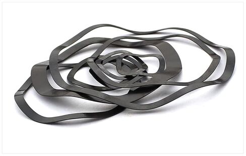 Wave Spring Washers, Compression Spring Steel 65Mn Crest Washer Wave Coil M50-M118, 5PCS in Kuwait