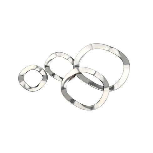Wave Washers, M3 - M25 304 Stainless Steel Three Wave Crest Type Spring Washer Gasket for Bearing Shafts, 50pcs in Kuwait