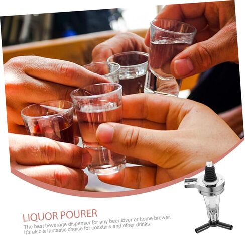 3 قطعة مضخة توزيع الخمور رأسًا على عقب موزع جداري لمضخة زجاجة البار للتحكم في الحصص الغذائية للحفلات in Kuwait