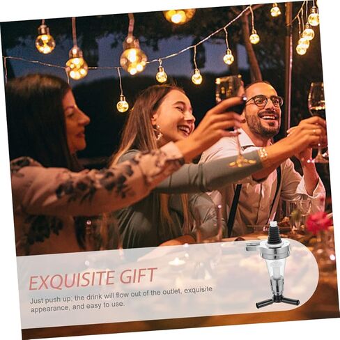 3 قطعة مضخة توزيع الخمور رأسًا على عقب موزع جداري لمضخة زجاجة البار للتحكم في الحصص الغذائية للحفلات in Kuwait