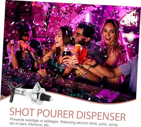 3 قطعة مضخة توزيع الخمور رأسًا على عقب موزع جداري لمضخة زجاجة البار للتحكم في الحصص الغذائية للحفلات in Kuwait