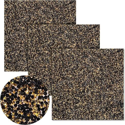 3 Sheets Bling Rhinestone Stickers 10 x 10 Inch Crystal Sheet Resin Decoration Stickers DIY Home & Car Decor Sticker for Crafts Decoration(AB Colorful) in Saudi Arabia