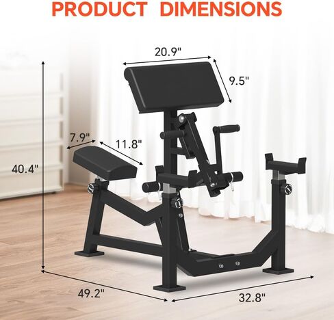 آلة تمرين العضلة ذات الرأسين ذات الرأسين، آلة تجعيد العضلة ذات الرأسين المحملة باللوحة، معدات تمرين العضلة ذات الرأسين والعضلة ثلاثية الرؤوس، آلة تدريب الذراع 2 في 1 للصالة الرياضية المنزلية in Kuwait
