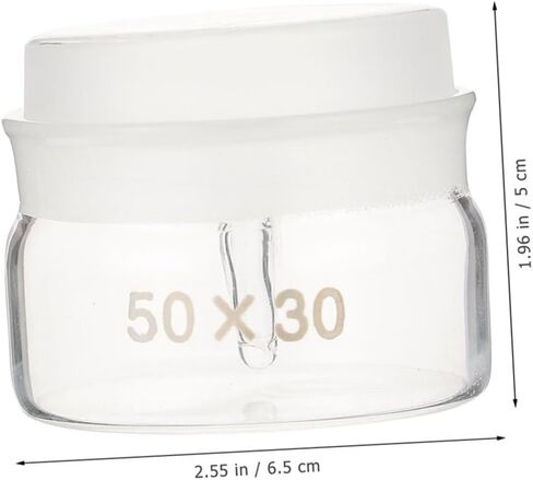 3pcs Glass Weighing Bottles Set Low High Form Borosilicate Lab Containers with Lid for Accurate Weighing Laboratories and Research Institutes in Saudi Arabia