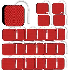 22 PCS 2X 2" Tens Unit Electrode Pads Compatible with Auvon Tens 7000 Muscle Stimulator Machine,Tens Unit Replacement Pads Reuse More Than 35-50 Times with Self Stick and Non-Irritating Designs in Kuwait