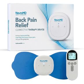 NeuroMD: Corrective Therapy Device for Back Pain - NMES Wireless Electrode Pads | Muscle Stimulator for Pain Relief | 2 Studied Modes for Back Pain, Muscle Strengthening & Sciatica in Kuwait