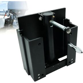 Adjustable Manual Boat Jack Plate for Outboard Motors Up to 30hp, Standard Manual Jack Plate with Easy On-Water Adjustment, High Grade Marine Material, Black in Kuwait
