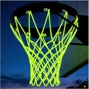 Nightlight Basketball Net, Luminous Outdoor Portable Sun Powered Sport Nylon for Pool Beach Backyard, Anti Whip in Kuwait