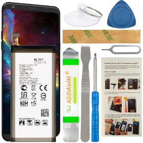 ASDAWN BL-T37 for LG Stylo 4 Battery Replacement, for LG V40 ThinQ LM-V405UA and LG Stylo 4 Q710 Q710AL Q710TS Q710MS Q710CS Q710US EAC63958201 with Repair Tool Parts + Installation Instruction in Kuwait