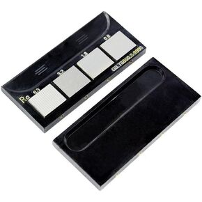 Roughness Comparison Sample RA0.8-6.3 Vertical Comparator Kit with 4 Pieces for Lathe Milling Grinding and Planer in 45 Carbon Steel for Surface Texture Measurement(grinding) in Kuwait