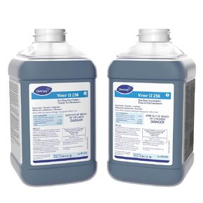 VIREX Diversey II 256 04329. منظف مطهر ومزيل العرق، منظف الأرضيات من فئة المستشفيات برائحة النعناع، ​​مركز J-Fill، 2.5 لتر (عبوة من قطعتين) in Kuwait