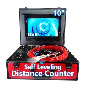 كاميرا الصرف الصحي، 100FT/30M، كاميرا فحص الصرف ذاتية التسوية مع شاشة HD 1080P مقاس 10 بوصات، تكبير 5X، كاميرا سباكة صناعية مقاومة للماء IP68 مع 12 مصباح LED، بطاقة 16 جيجابايت لقناة الأنابيب المنزلية in Kuwait