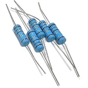 10 قطعة 3W 1.8R 18R 180R 1.8K 18K 180K 1R8 18 180 R K أوم دقة 1% مقاومة حلقة خمسة ألوان 0.1R-910K(MF 3W 22R 10 قطعة) in Kuwait