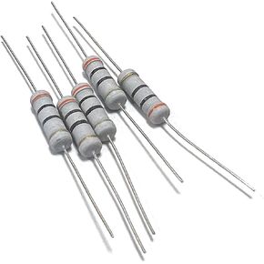 20 قطعة 2 واط 5% الكربون مقاوم من غشاء 0.3R 3R 30R 300R 3K 30K 300K 0.3 3 30 300 R K أوم (CF 2W 51R 20 قطعة) in Kuwait