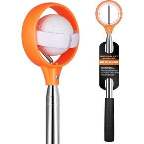 Professional Golf Ball Retriever Telescopic for Water, 9Ft/12Ft/16.3Ft/20Ft Stainless Steel Golf Ball Retriever with Spring Release-Ready Head Locking Clip in Kuwait