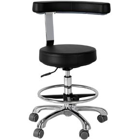 مقعد بعجلات ومسند ظهر بارتفاع قابل للتعديل، مقعد دوار لصالونات التجميل في المنزل وكرسي مساعد لطب الأسنان in Kuwait