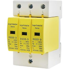 AC 3P House Surge Protector 10-20KA 20-40KA 30-60KA 385V 2P+N Solar PV Protective Low-Voltage Arrester Device(20-40KA) in Saudi Arabia