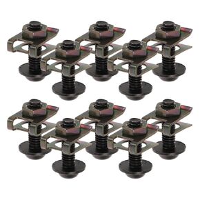 10pcs Motorcycle Fairing Screws Aluminum Alloy Self-Tapping Fastener Clips 6mm Black Bodywork Replacement Bolts for Universal Motorcycles in Kuwait
