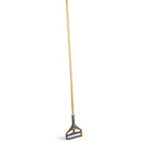 Professional 60" Side Gate Wood Wet Mop Handle, Plastic Head in Kuwait