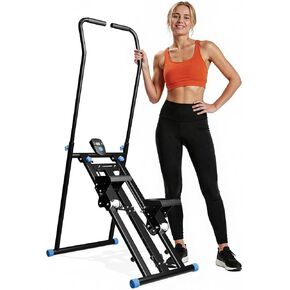 Stair Stepper with Resistance, Home Gym Stair Stepper, Folding Vertical Climber Cardio Exercise Machine, Stair Climber for Full Body Workout with Noise-Free Experience, Adjustable Handlebar & Pedals in Saudi Arabia