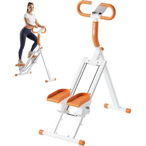 سلالم للتمرين في المنزل، متسلق سلالم عمودي قابل للطي، جهاز تمارين القلب لكامل الجسم مع مقابض قابلة للتعديل، إطار فولاذي وشاشة رقمية in Kuwait