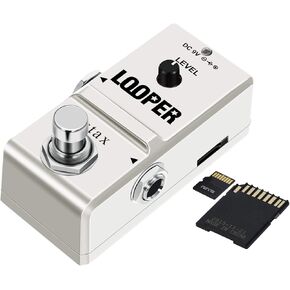 Stax 1GB SD Card Loop Station Pedal - دواسة جيتار Looper مع تسجيل 10 دقائق، عدد غير محدود من Overdubs، تجاوز حقيقي. in Kuwait