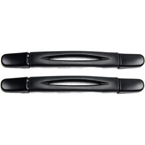 2Pcs Luggage Handle Replacement 9.06" x 0.98"（230mm x 25mm） Black Plastic Pull Suitcase Handle in Saudi Arabia