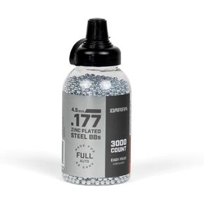 Barra Air Guns 4.5mm Zinc Coated BBS in EZ-Pour Bottle for Quick Load BB Air Pistols and BB Air Guns in Kuwait