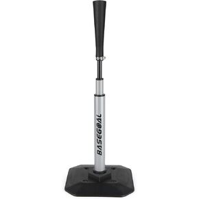 Baseball & Softball Batting Tee,Portable Hitting Tee,with Heavy Duty Base,Rolled Flexible Rubber Top,Adjustable Height for Kids or Adults in Kuwait