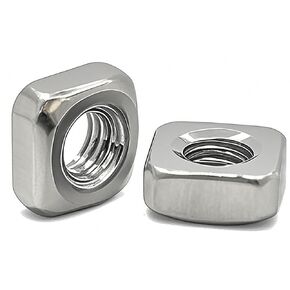NACX M3 Square Nuts, Metric Coarse Thread Nuts, 304 Stainless Steel Fastener, 250Pcs in Saudi Arabia