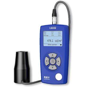 مقياس النصوع الرقمي 1-1000000cd/m² - اختبار سطوع الضوء مع مجسات 10/20 مم، نطاق الطول الموجي 400 نانومتر - 700 نانومتر لشاشات HDR وأجهزة العرض وتحليل Flicker CRI (20 مم) in Kuwait