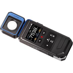 مقياس إضاءة رقمي عالي الدقة، مقياس إضاءة رقمي محمول، نطاق القياس 0-99990Lux، سريع ودقيق، أخذ عينات سريع مرتين/ثانية، لشاشات HDR وأجهزة العرض وتحليل طيف CRI in Kuwait