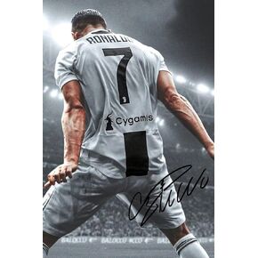 YHSGY ronaldo poster Canvas Unframed 12x18 inches Soccer Star for Boys Bedroom Walls Wall Poster Motivational posters for room aesthetic in Saudi Arabia