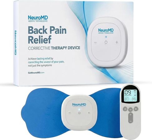NeuroMD: Corrective Therapy Device for Back Pain - NMES Wireless Electrode Pads | Muscle Stimulator for Pain Relief | 2 Studied Modes for Back Pain, Muscle Strengthening & Sciatica in Kuwait
