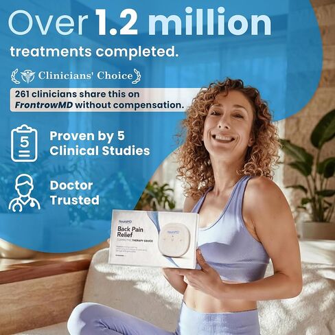 NeuroMD: Corrective Therapy Device for Back Pain - NMES Wireless Electrode Pads | Muscle Stimulator for Pain Relief | 2 Studied Modes for Back Pain, Muscle Strengthening & Sciatica in Kuwait