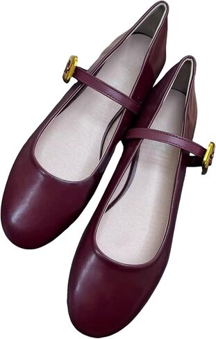 عزيزتي زمنت نسائي جولة أخمص القدمين ماري جين فلاتس لطيف لوليتا الباليه شقق ناعمة وسادة in Kuwait