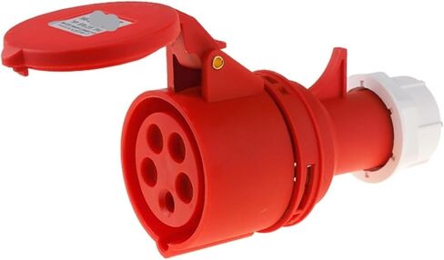 1pc Waterproof Industrial Plug and Socket Connector - 16A & 32A Plug IP44 Rated for Use(3 Core 16a Concealed) in Saudi Arabia